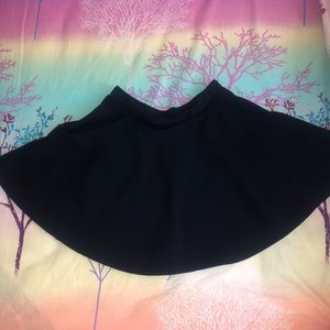 WET SEAL black skater skirt